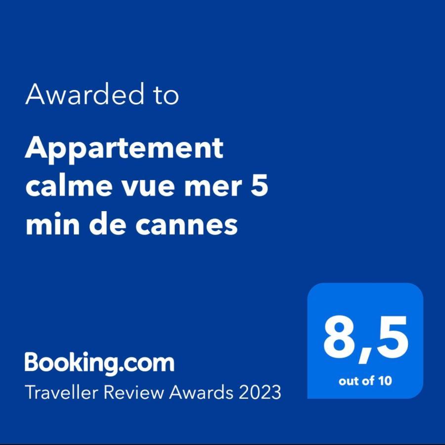 Sea View Panorama Quiet Europe Appartment Λε Κανέ Εξωτερικό φωτογραφία